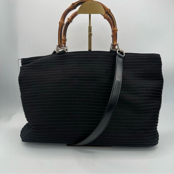 Gucci Bamboo Tote with crossbody strap - Picture 2 of 9